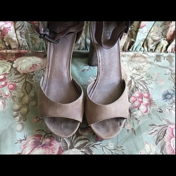 Diesel Distressed Leather Ankle Strap Sandals Sz 7 - Picture 4 of 14